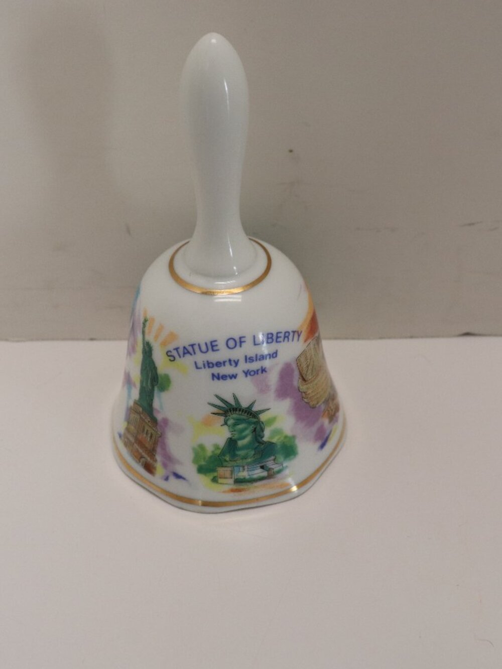 Reutter Porzellan Germany Statue of Liberty Centennial Porcelain Bell